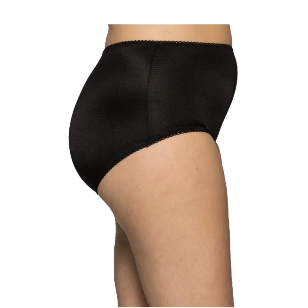 Six High-Waisted Briefs in Navy, White, and Gray - Picture 4 of 7